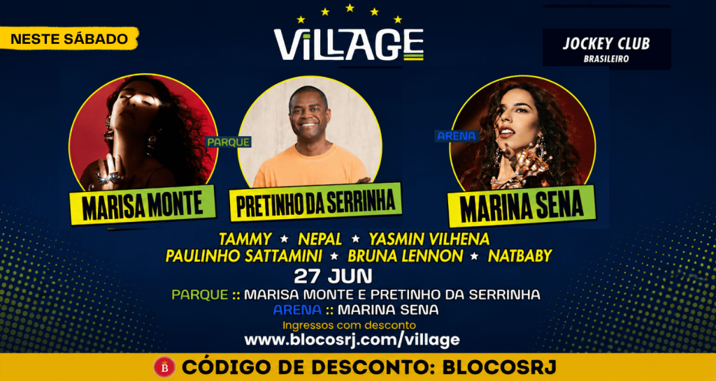 Pretinho da Serrinha e Marisa Monte - Village Rio - Jockey Club - 27 de junho