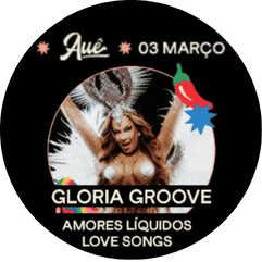 Auê Festival - 03.03 - Gloria Groove, Amores Líquidos e Love Songs - Armazém da Utopia - Cupom de desconto