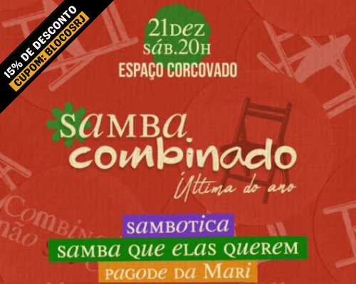 21.12 Samba Combinado  - Espaço Corcovado