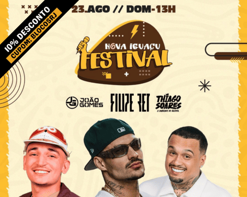 23.08 Festival Nova Iguaçu: Filipe Ret, João Gomes e Thiago Soares - Shopping Nova Iguaçu