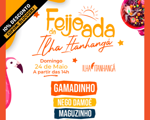 24/05 Feijoada da Ilha Itanhangá: Gamadinho, Nego Damoé e Maguzinho - Ilha Itanhangá -