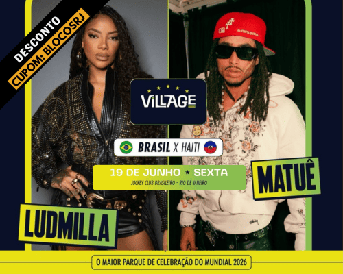 19.06 BRA 🇧🇷 x HAI 🇭🇹 c/ Ludmilla + Matuê | Village 2026 - Jockey Club