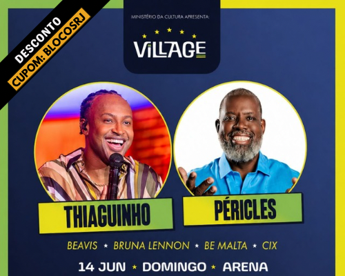 14.06 Thiaguinho + Péricles + Turma do Pagode | Village 2026 - Jockey Club