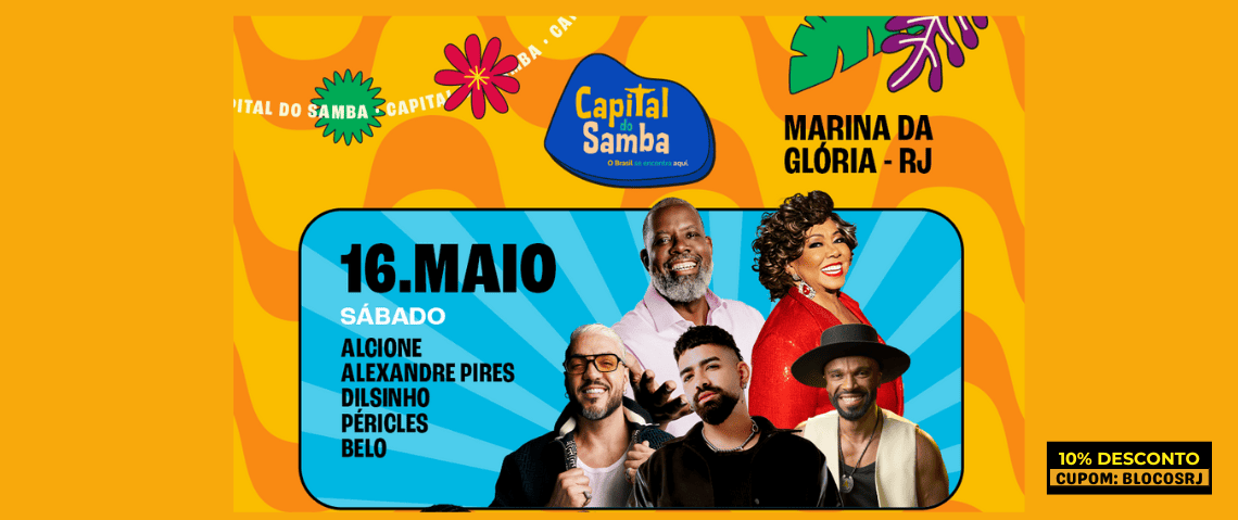 Capital do Samba 16 de Maio - Alcione, Alexandre Pires, Dilsinho, Péricles e Belo - Marina da Glória
