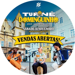 14.11 Turnê Dominguinho no Rio de Janeiro com João Gomes, Jota.pê e Mestrinho na Cidade das Artes. Garanta seu ingresso com desconto usando o cupom BLOCOSRJ.