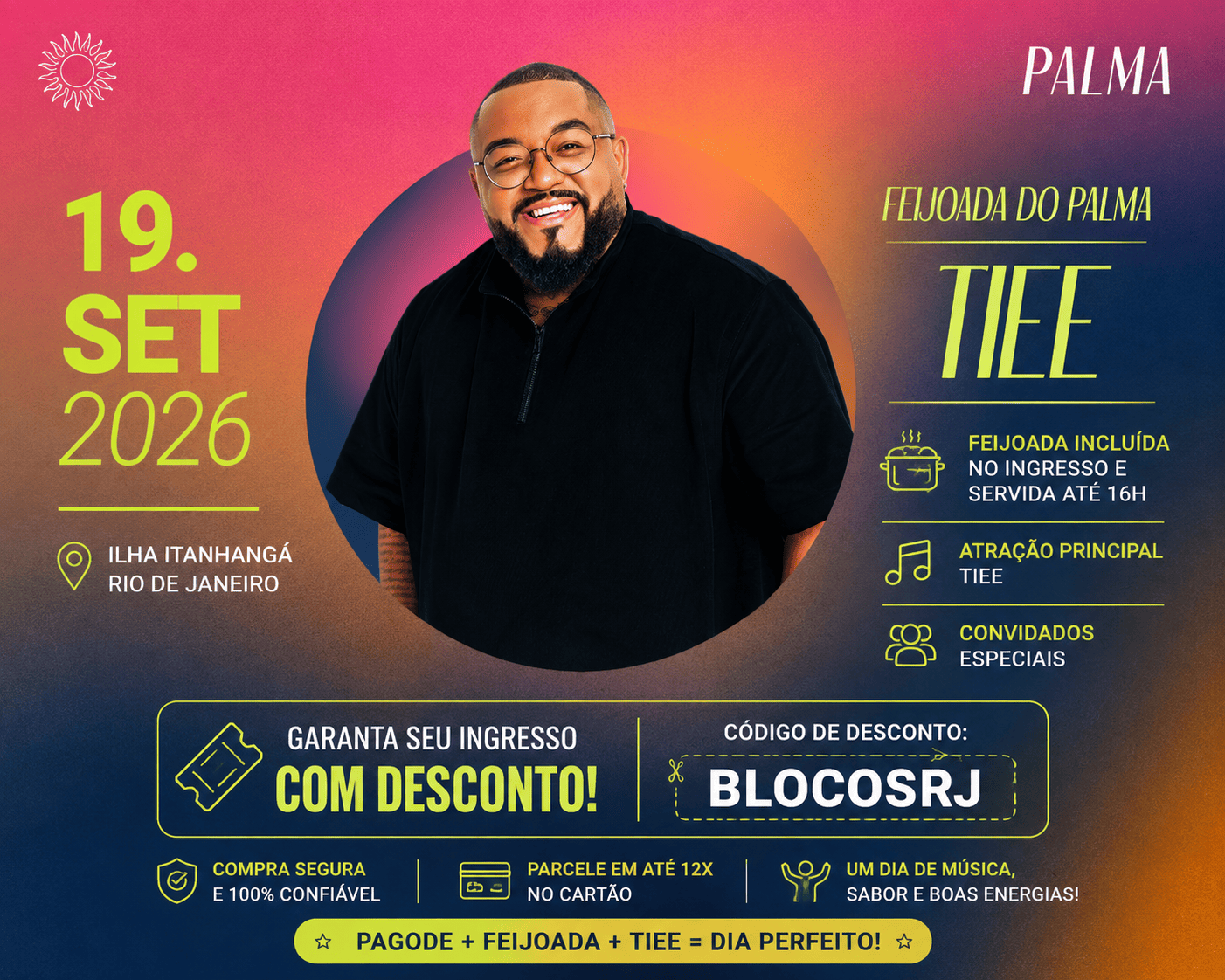 19.09 Feijoada com TIEE - Palma, Ilha Itanhangá