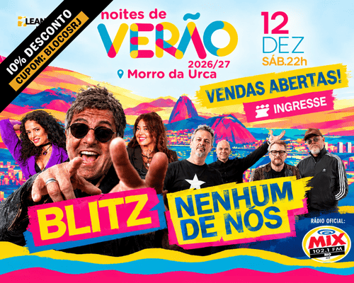 12.12 Blitz e Nenhum de Nós no Morro da Urca: ingressos com desconto