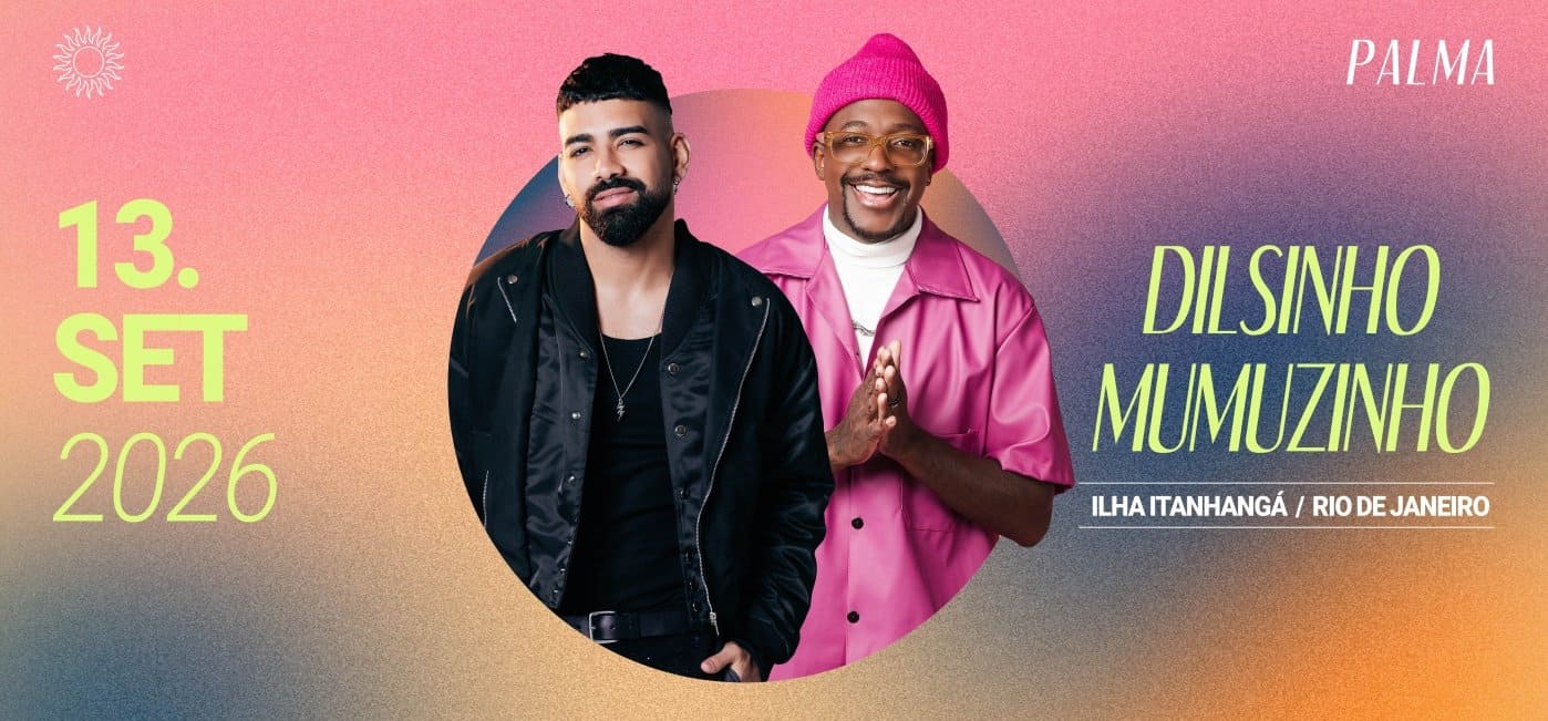 13/09 Dilsinho e Mumuzinho - Palma - Ilha Itanhangá - Código de desconto: BLOCOSRJ