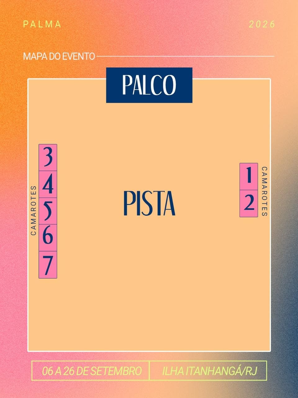 Mapa Palma - Ilha Itanhanga
